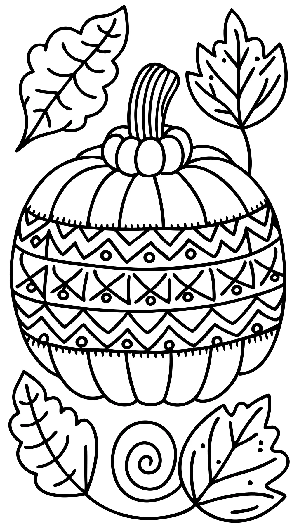 coloriages d’automne pour adultes imprimables